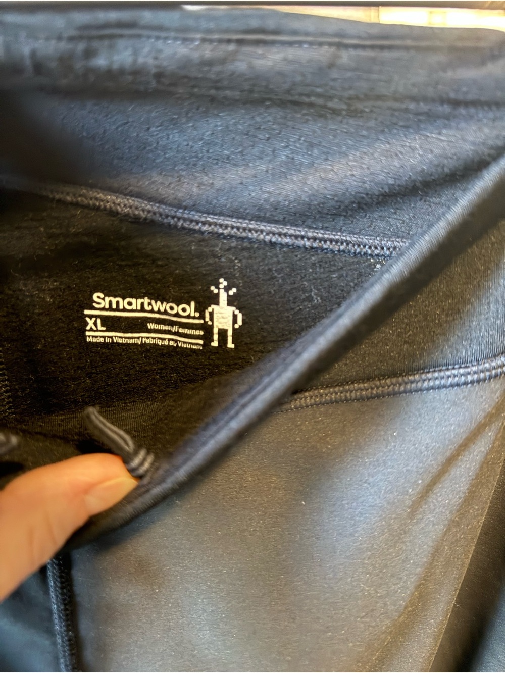 Smartwool Women's Active Fleece Wind Tights Leggings with Side Pockets - Picture 4 of 9